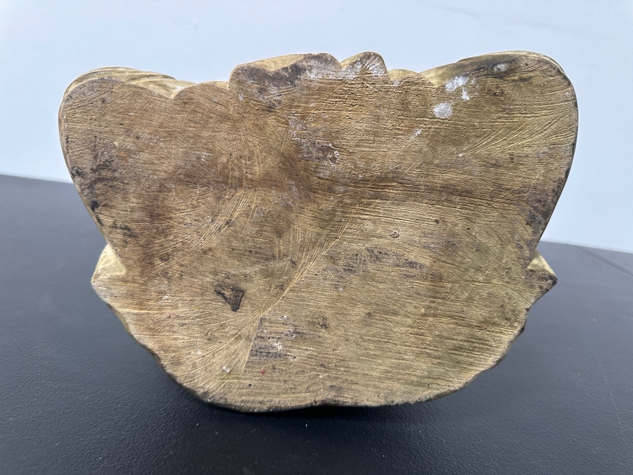 Hand Carved Wooden Buddha Statue 9.5'W X 7'D X 12'H [Photo 10]