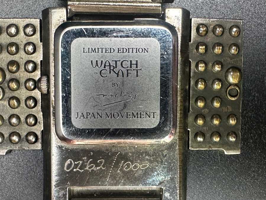 Limited Edition Watchcraft Art Wrist Watch By Eduardo Milieris Numbered 262 Of 1,000 Retails $500-$600 - See Photos [Photo 5]