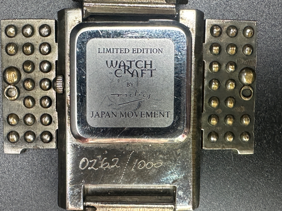 Limited Edition Watchcraft Art Wrist Watch By Eduardo Milieris Numbered 262 Of 1,000 Retails $500-$600 - See Photos [Photo 7]