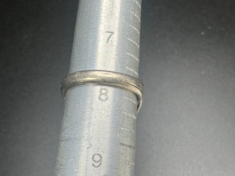 Vintage Sterling Silver Ring Size 8 7.3g [Photo 10]