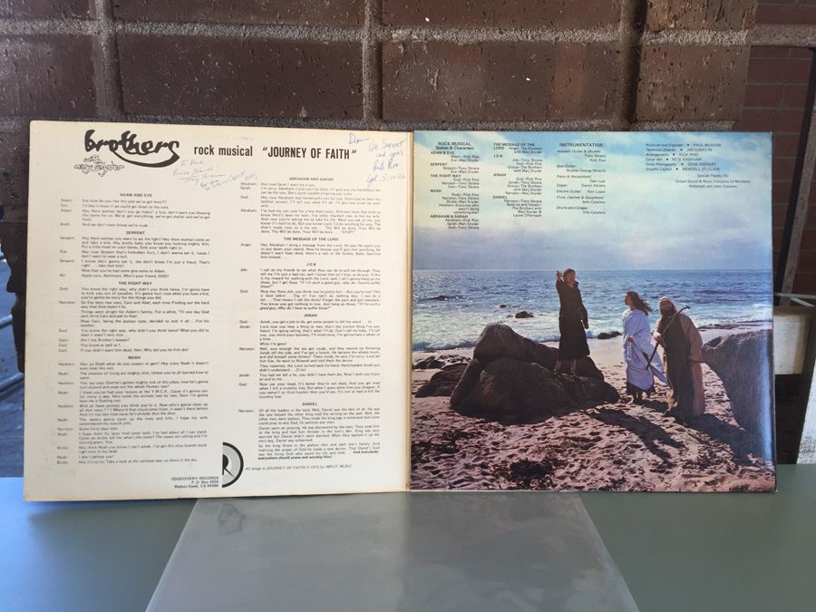 Brothers With Marj Snyder ‎- Brothers With Marj Snyder - Discovery Records - 5001 - SIGNED [Photo 5]