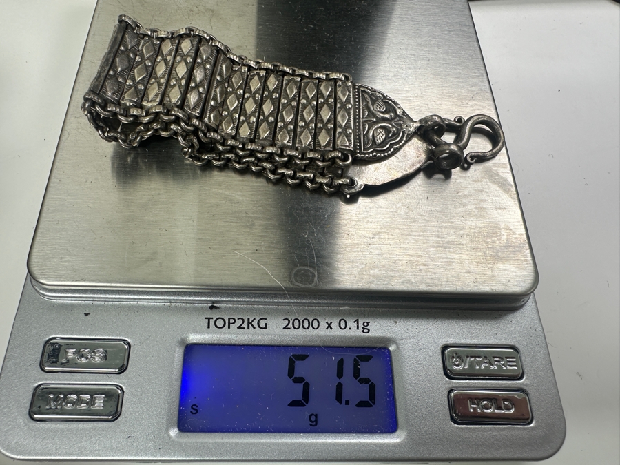 Sterling Silver 7' Bracelet 51.5g [Photo 7]