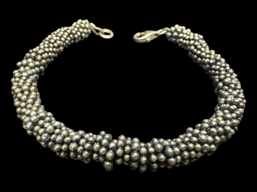 Sterling Silver 6' Bracelet 33.1g