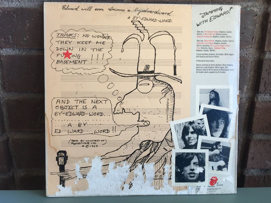 Nicky Hopkins, Ry Cooder, Mick Jagger, Bill Wyman, Charlie Watts ‎- Jamming With Edward - Rolling Stones Records ‎- COC 39100 [Photo 2]