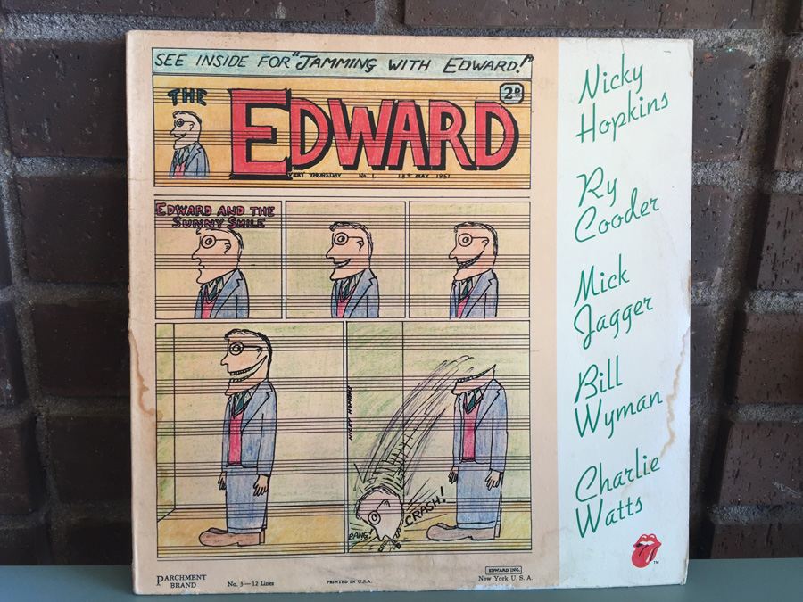 Nicky Hopkins, Ry Cooder, Mick Jagger, Bill Wyman, Charlie Watts ‎- Jamming With Edward - Rolling Stones Records ‎- COC 39100
