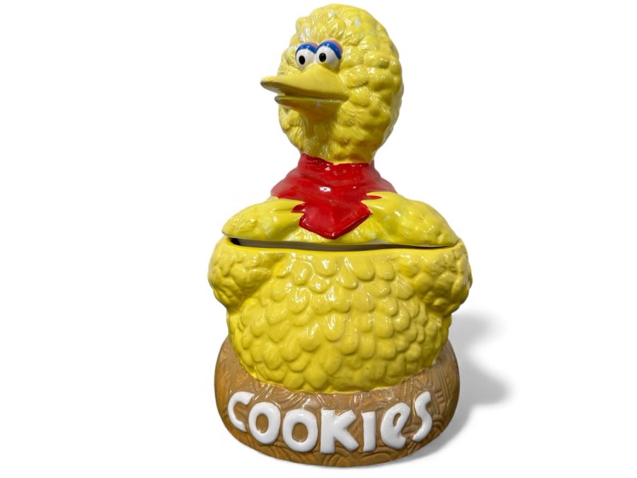 Vintage Muppets Big Bird Cookie Jar 10.5'H
