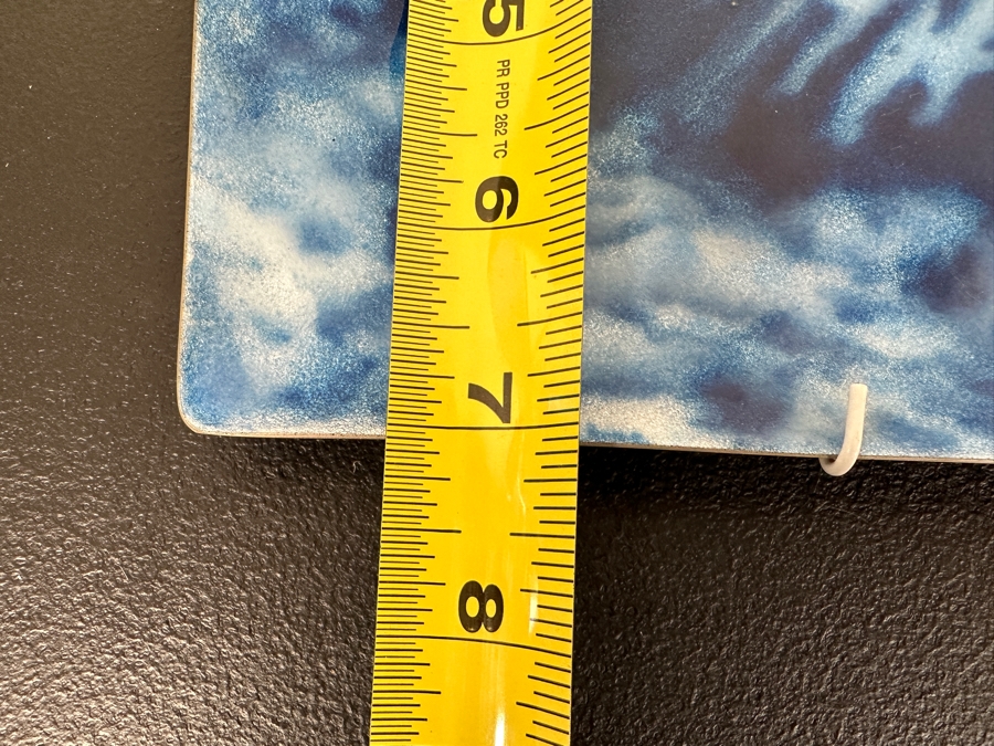 Japanese Cloisonne Enamel Plate Featuring Mount Fuji By Tutanka 9.5 X 7 [Photo 7]