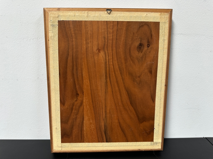 Buchschmid & Gretaux (B&G) German Marquetry Wooden Inlay Artwork Titled 'Musicians' 11.5 X 13.5 [Photo 10]