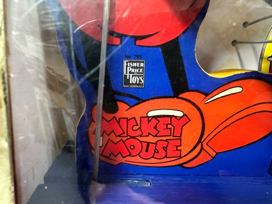 Vintage 1998 Limited Edition 60th Anniversary Mattel Mickey Mouse Drummer Fisher Price Toys In Original Box 20353 10.5 X 14 [Photo 2]
