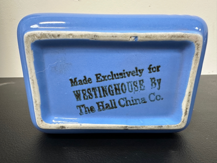 Hall China For Westinghouse Streamline Art Deco Teapot & Covered Dish [Photo 10]