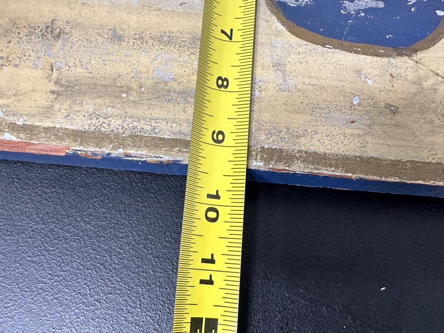 Vintage Hand Painted Wooden 'Ice Cream' Sign 9.5W X 37.5H [Photo 7]