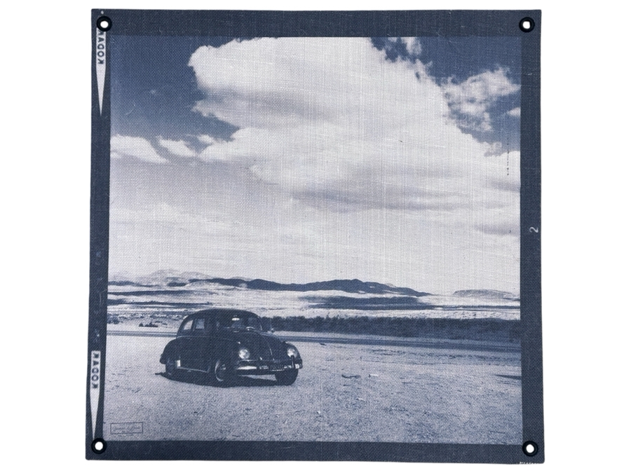 Vintage Volkswagen VW Bug Canvas Print 22'W X 22'H