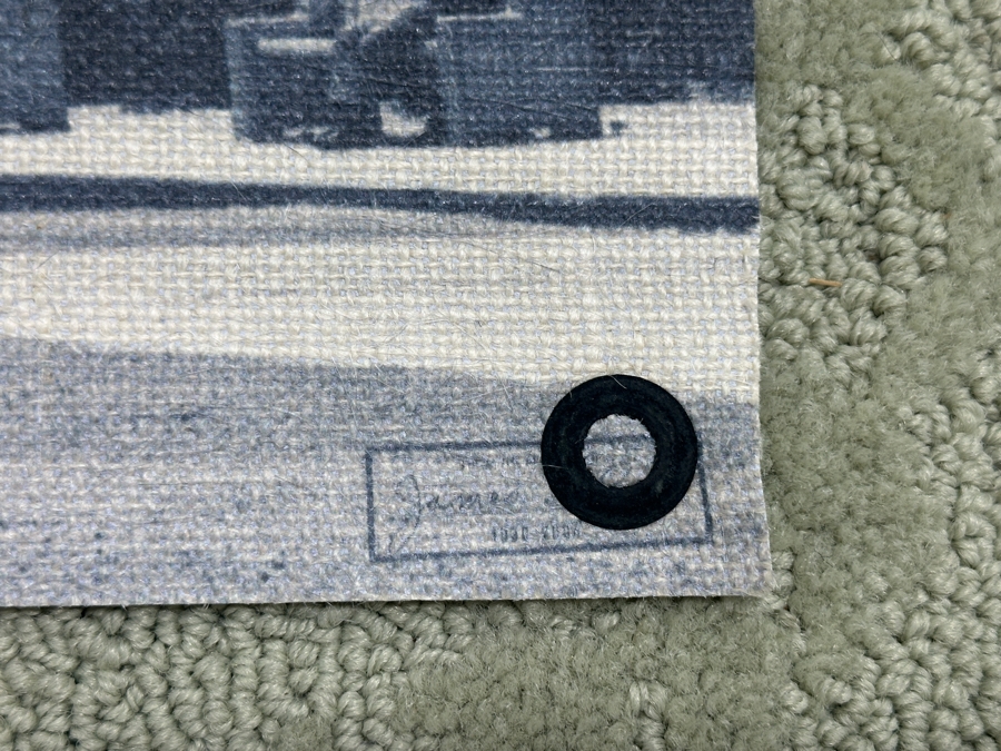 Vintage San Diego Mission Beach Belmont Park Giant Dipper Roller Coaster Canvas Print 23.5'W X 19.5'H [Photo 4]