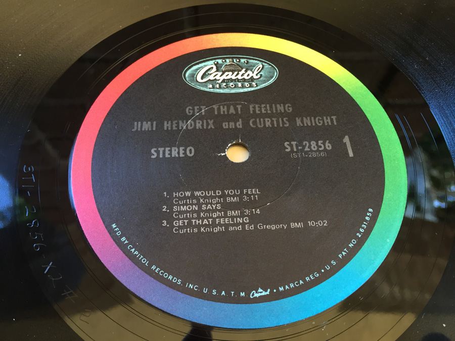 Jimi Hendrix & Curtis Knight ‎- Get That Feeling - Capitol Records ‎- ST-2856 [Photo 4]