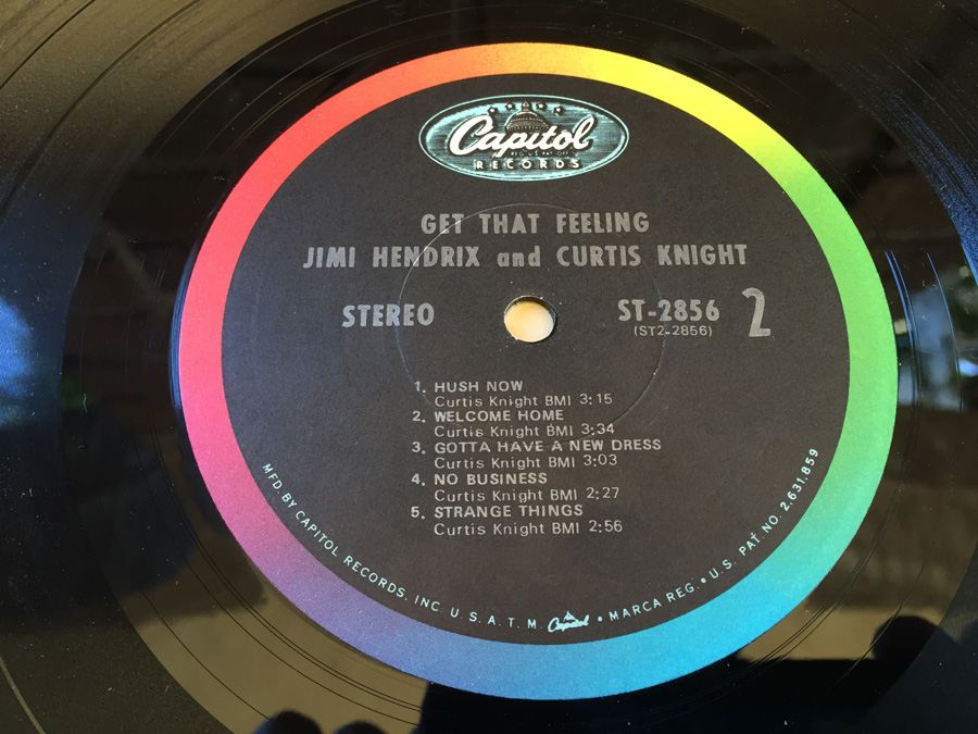 Jimi Hendrix & Curtis Knight ‎- Get That Feeling - Capitol Records ‎- ST-2856 [Photo 6]