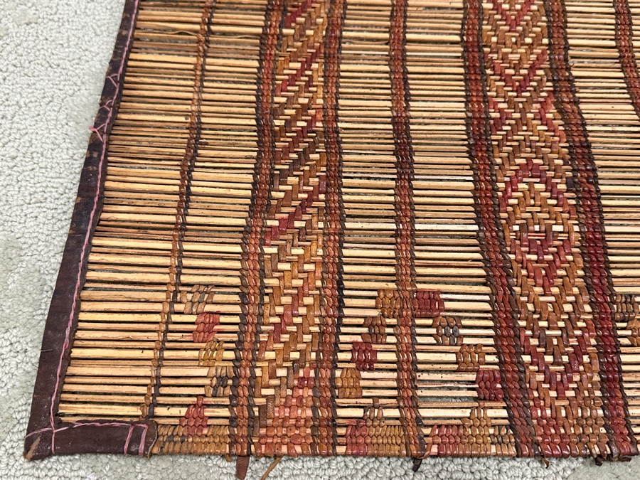 Vintage African Dogon Warrior Mat 48' X 48' [Photo 5]