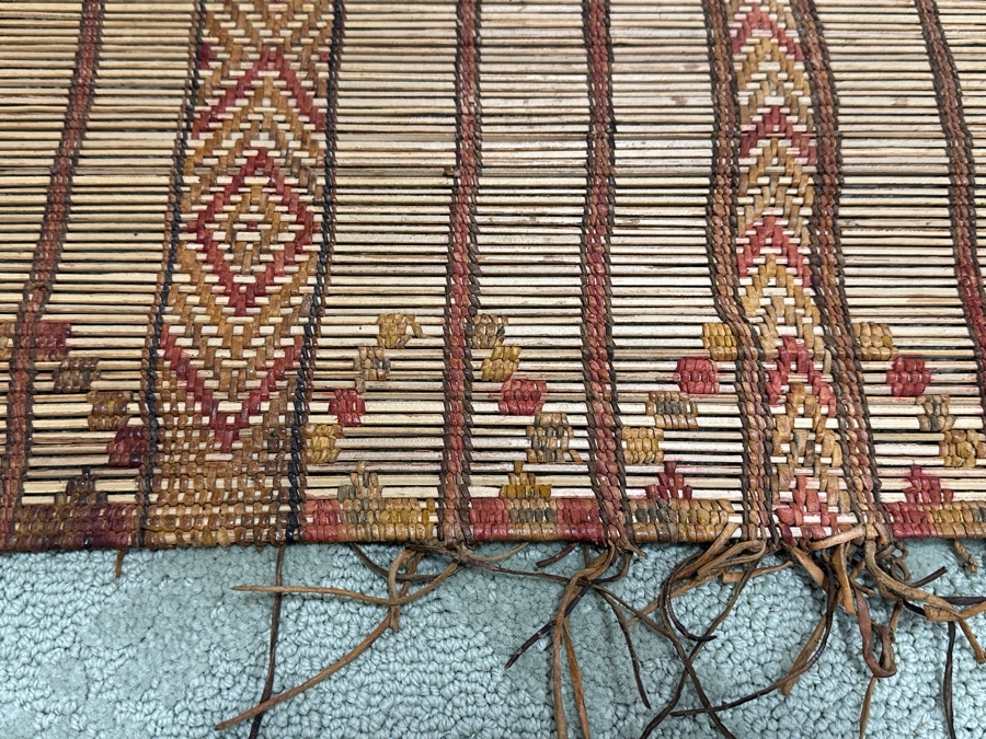 Vintage African Dogon Warrior Mat 48' X 48' [Photo 3]