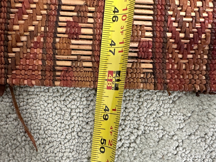 Vintage African Dogon Warrior Mat 48' X 48' [Photo 8]