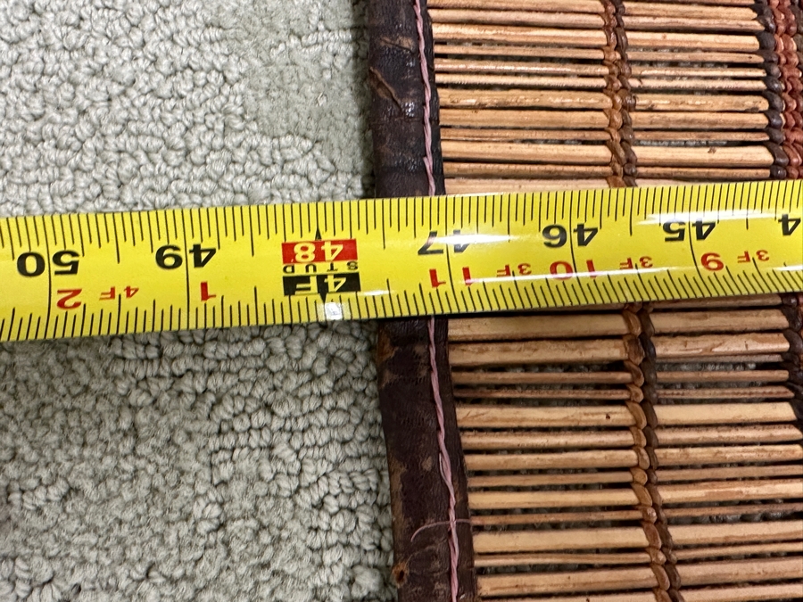 Vintage African Dogon Warrior Mat 48' X 48' [Photo 7]