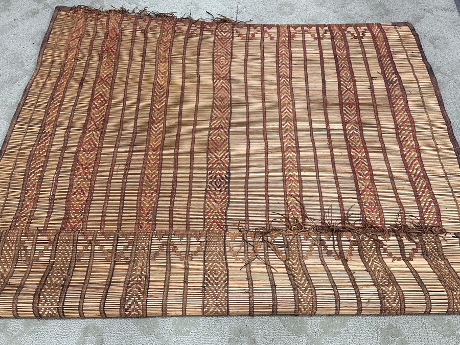 Vintage African Dogon Warrior Mat 48' X 48' [Photo 6]