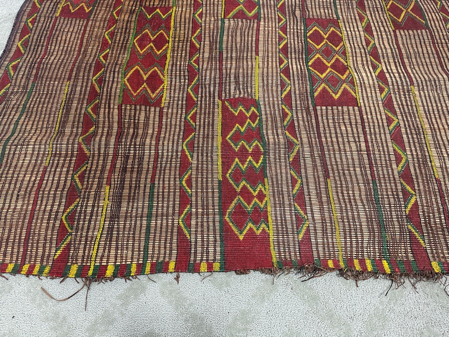 Vintage African Dogon Warrior Mat 66' X 86' [Photo 3]