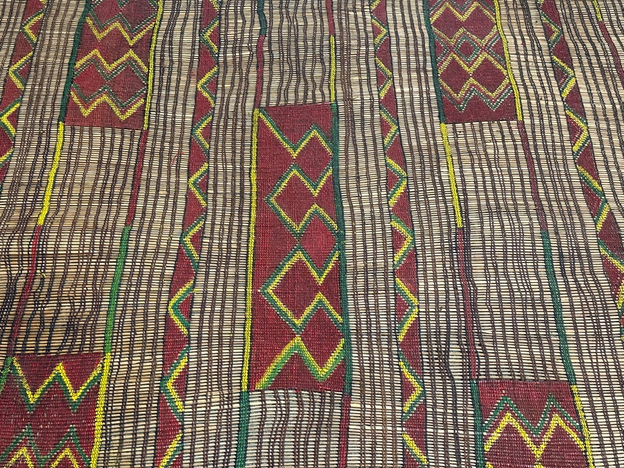 Vintage African Dogon Warrior Mat 66' X 86' [Photo 4]