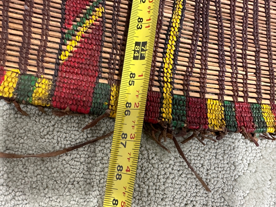 Vintage African Dogon Warrior Mat 66' X 86' [Photo 8]