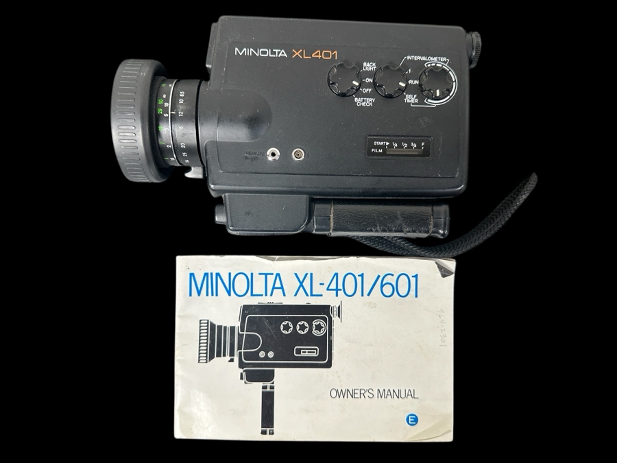 Minolta XL401 Super 8 Camera