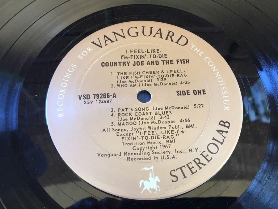 Country Joe And The Fish ‎- I-Feel-Like-I'm-Fixin'-To-Die - Vanguard ‎- VSD 79266 [Photo 4]
