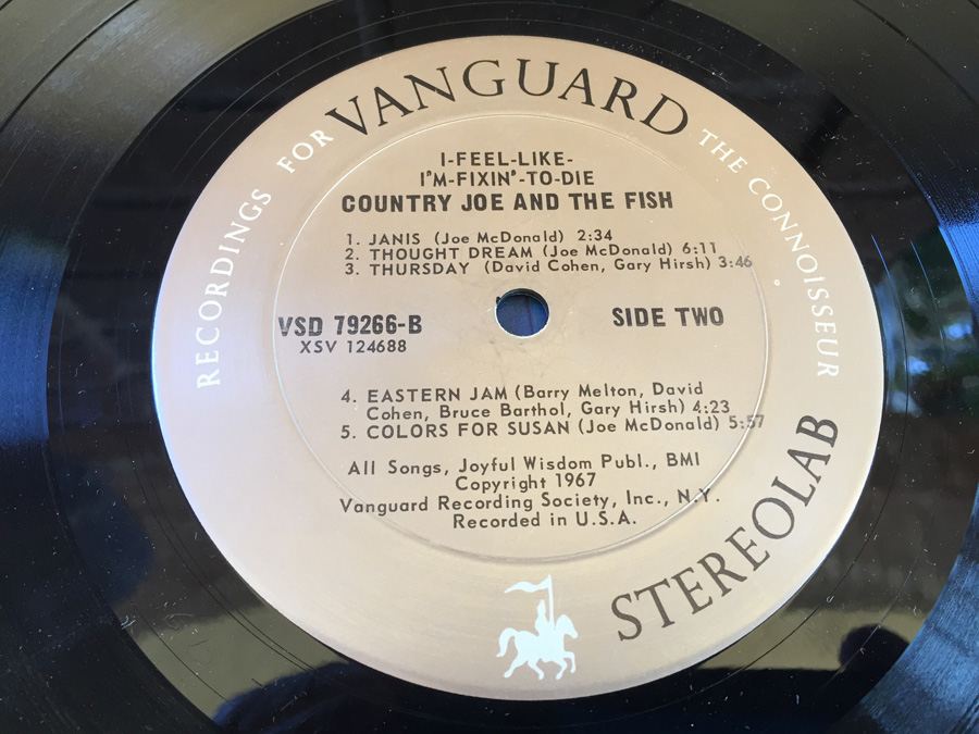 Country Joe And The Fish ‎- I-Feel-Like-I'm-Fixin'-To-Die - Vanguard ‎- VSD 79266 [Photo 6]