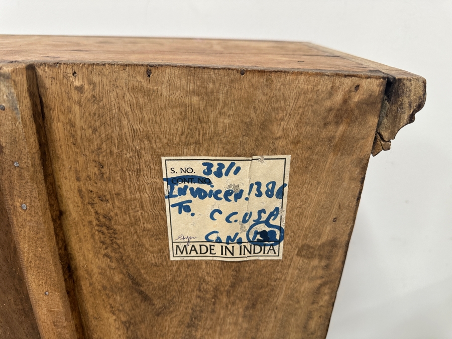 Wooden Hardwood 14-Drawer Chest Of Drawers Dresser Made In India 19W X 11D X 43H [Photo 9]