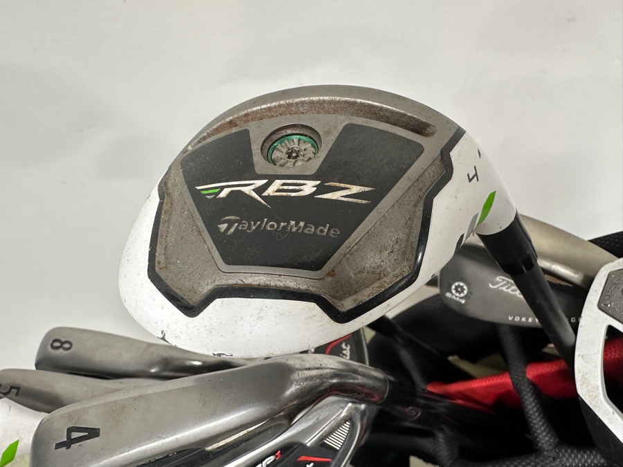 Golf Clubs Set With Titleist Driver And Irons, Odyssey Metal X D.A.R.T. Putter, TaylorMade Drivers, New Titleist Golf Balls & Callaway Golf Bag [Photo 9]