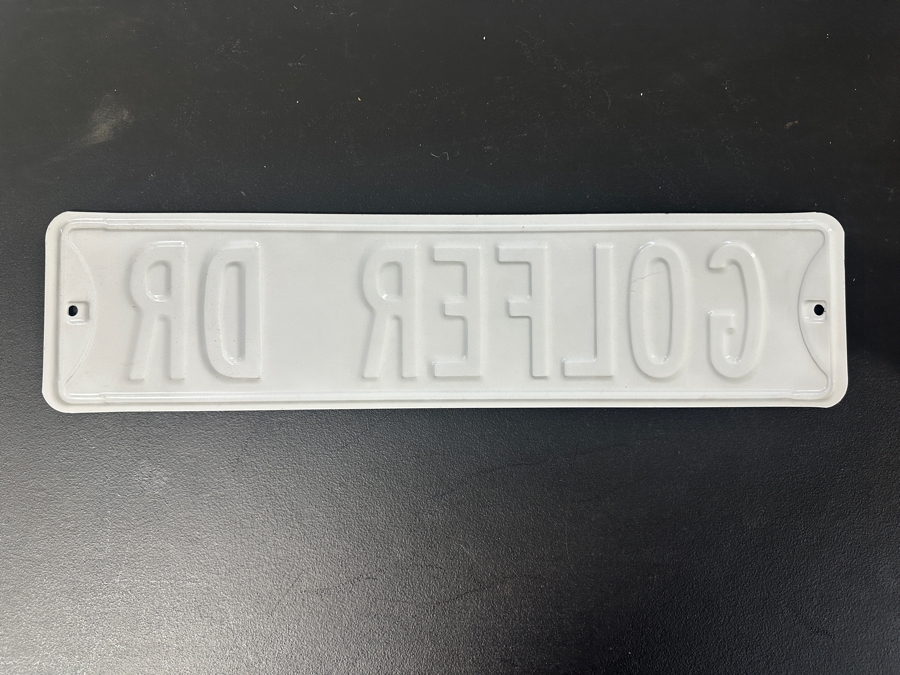 Golfer Dr Painted Metal Sign 24 X 6 [Photo 2]