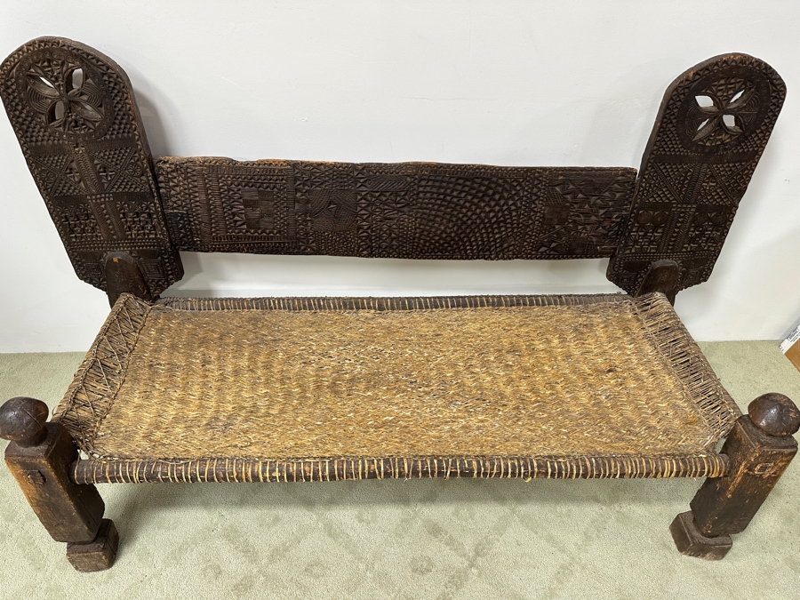 Vintage Afghani Bench 82W X 31D X 48H [Photo 9]