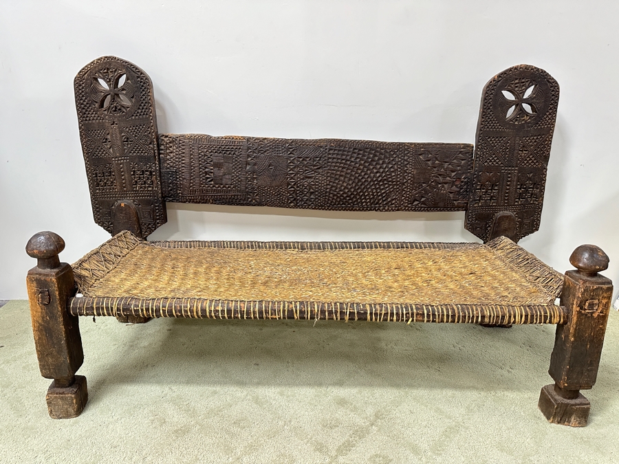 Vintage Afghani Bench 82W X 31D X 48H [Photo 2]