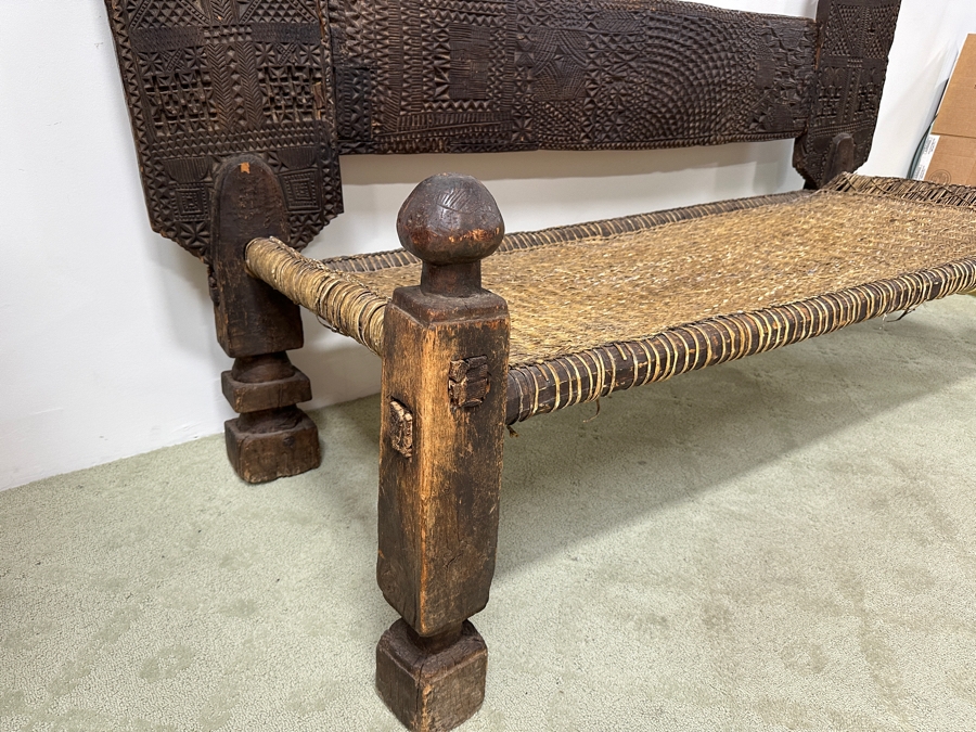 Vintage Afghani Bench 82W X 31D X 48H [Photo 13]