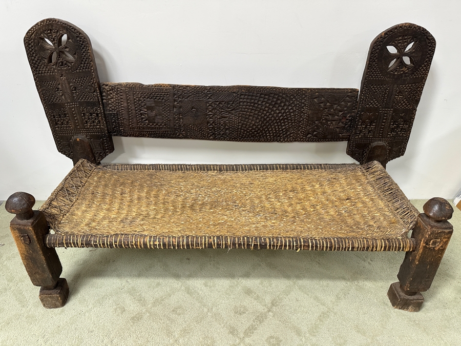 Vintage Afghani Bench 82W X 31D X 48H [Photo 3]