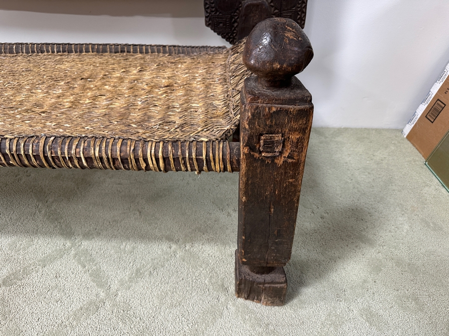 Vintage Afghani Bench 82W X 31D X 48H [Photo 7]