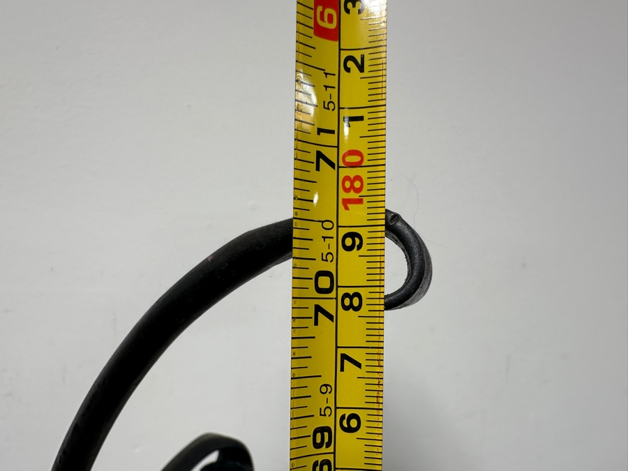 Handmade Southwestern Wrought Iron And Copper Coat Rack 70.5'H [Photo 6]