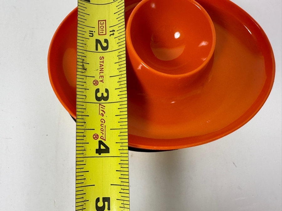 Just Added - Set Of Six Mid-Century Modern Colorful Egg Cups Servers 4.5 X 4 [Photo 5]
