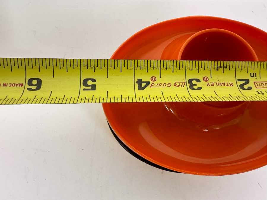 Just Added - Set Of Six Mid-Century Modern Colorful Egg Cups Servers 4.5 X 4 [Photo 4]
