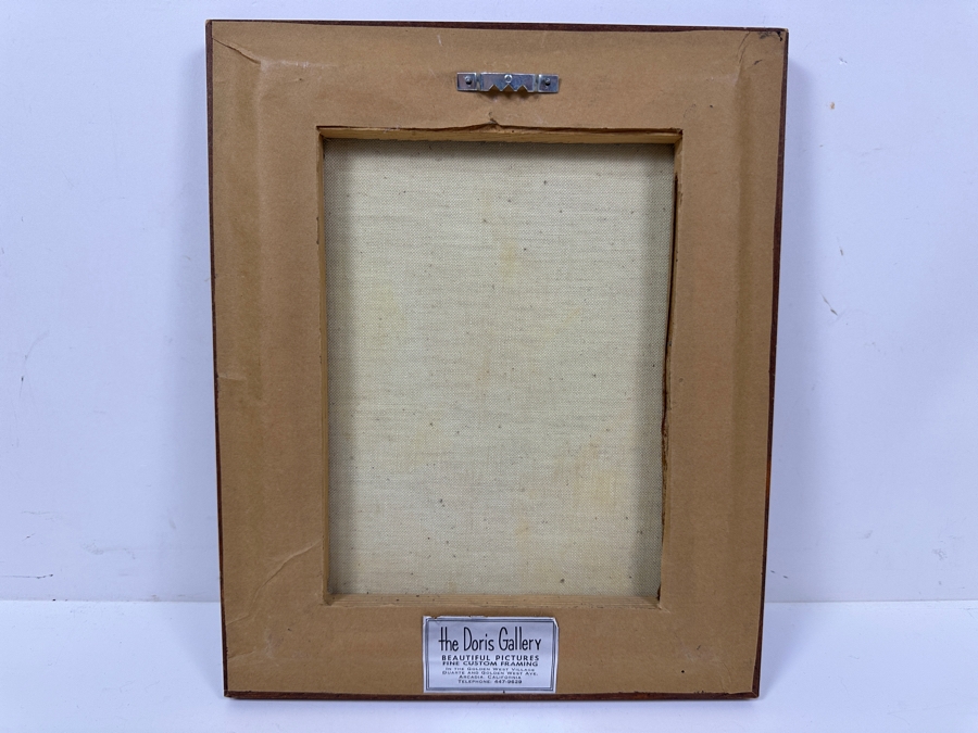 Just Added - Original Portrait Oil Painting On Canvas 7 X 9 Framed 9 X 11 [Photo 4]