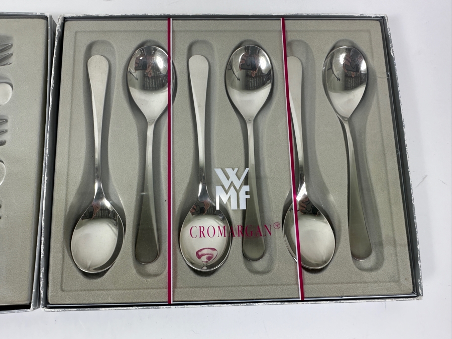 Just Added - New Sets Of WMF Cromargan Stainless Steel: 6 Cake Forks & 6 Coffee Spoons [Photo 3]