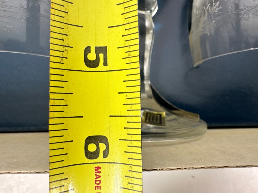 Just Added - New Set Of (6) Mariana Lednicke Rovne Crystal Stemware Glasses 5.75'H [Photo 7]