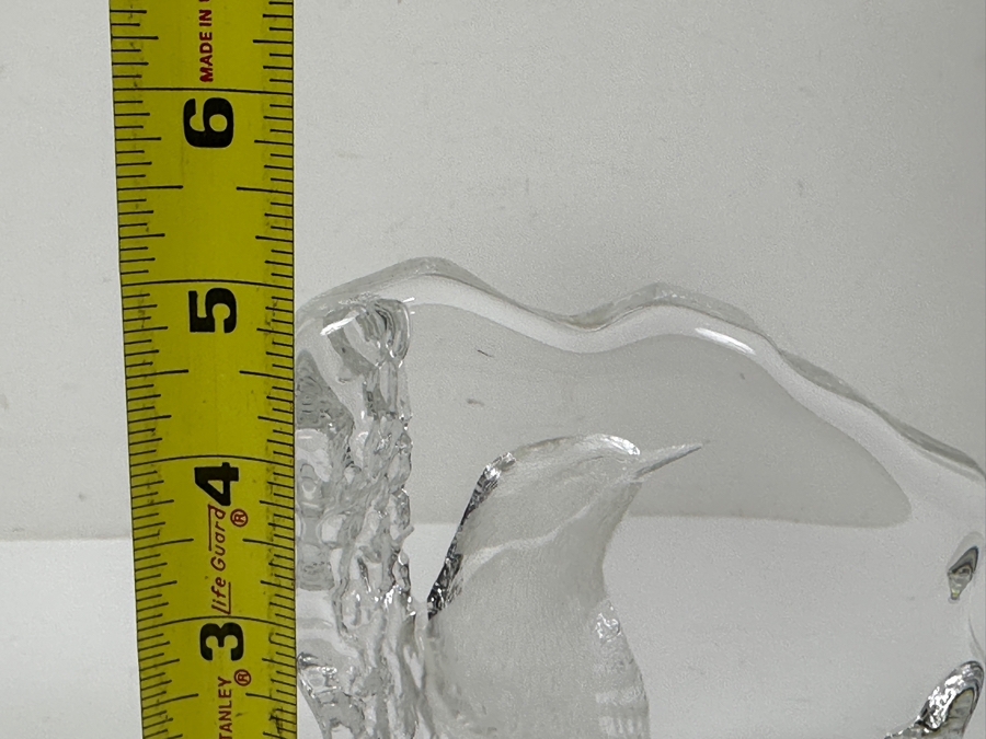 Just Added - Mats Jonasson Signature Collection Crystal Glass 'Iceberg' Paperweight Sculpture Handmade In Sweden 5'H [Photo 4]