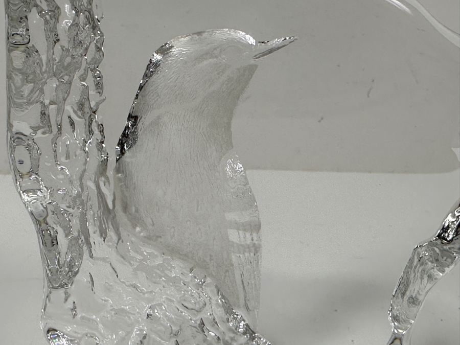 Just Added - Mats Jonasson Signature Collection Crystal Glass 'Iceberg' Paperweight Sculpture Handmade In Sweden 5'H [Photo 3]