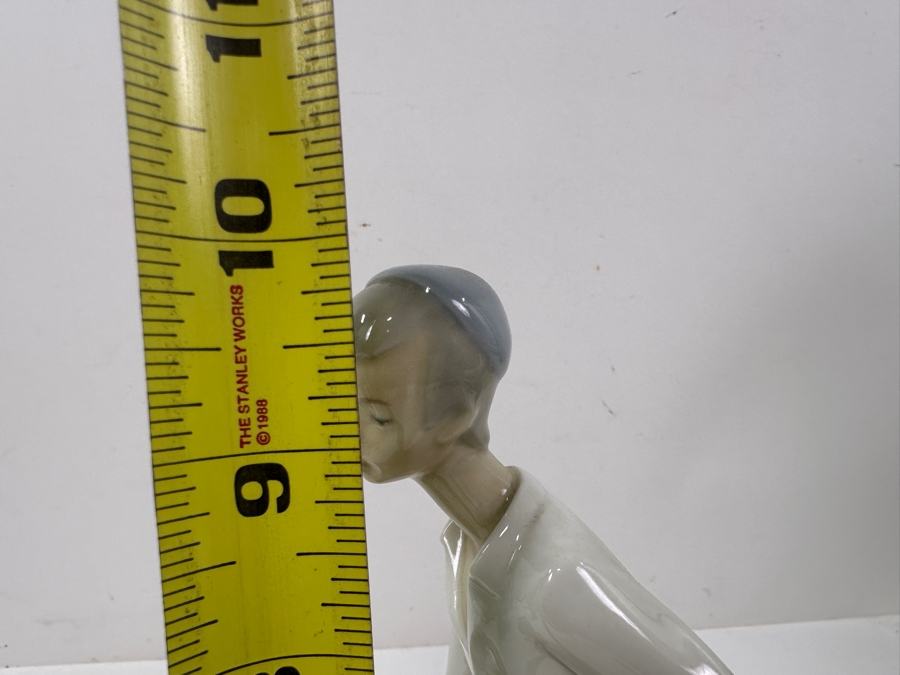 Just Added - Vintage Nao Porcelain Figurine Shepherd Boy With Dog 9.75'H [Photo 7]