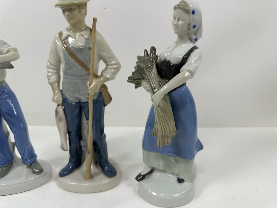 Just Added - (3) Vintage German Democratic Republic (GDR) East Germany Porcelain Figurines 10'H [Photo 5]
