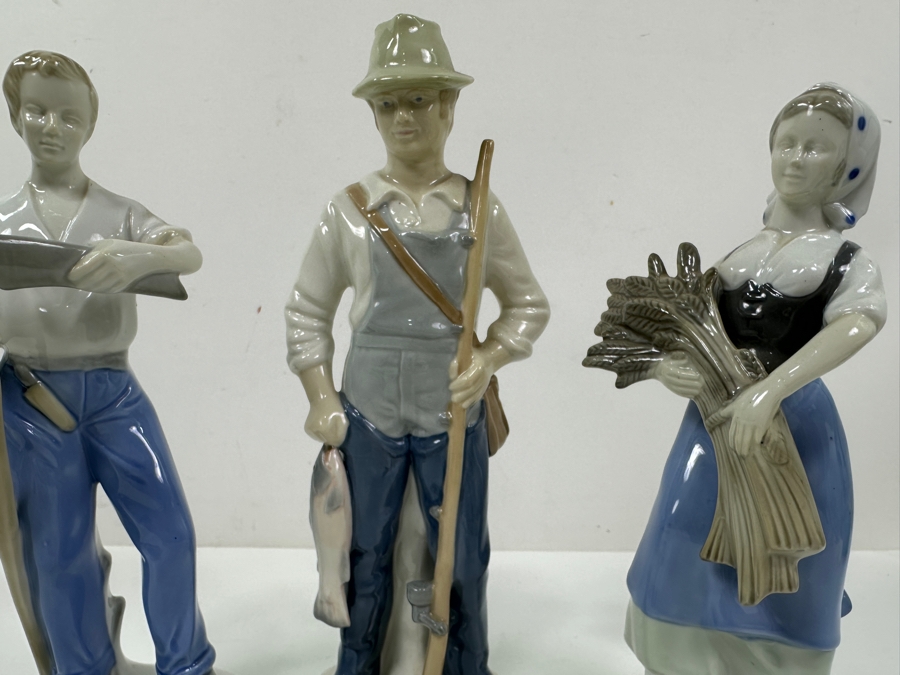 Just Added - (3) Vintage German Democratic Republic (GDR) East Germany Porcelain Figurines 10'H [Photo 3]