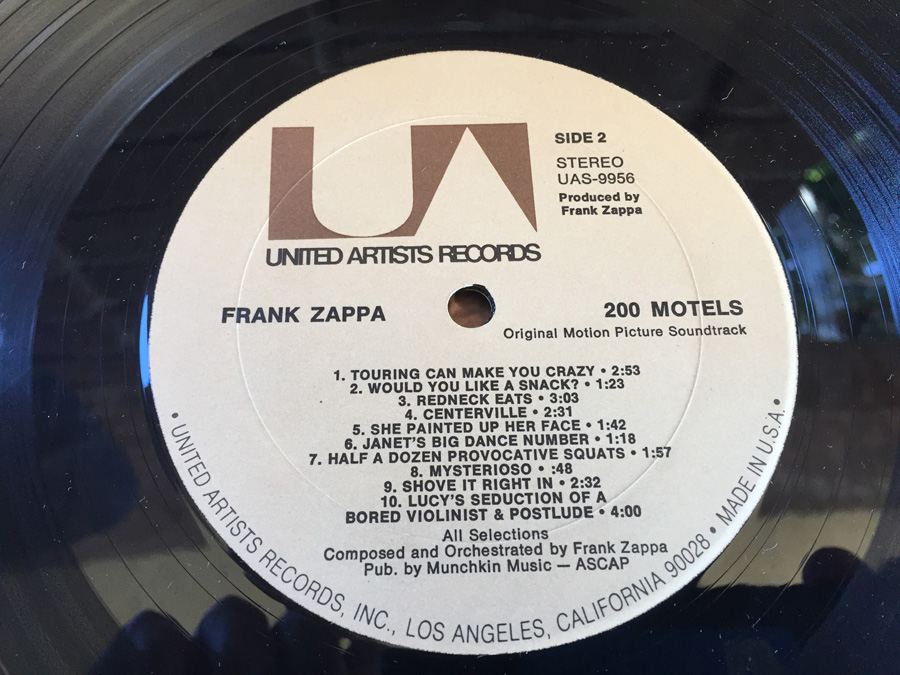 Frank Zappa ‎- 200 Motels - United Artists Records ‎- UAS 9956 [Photo 25]